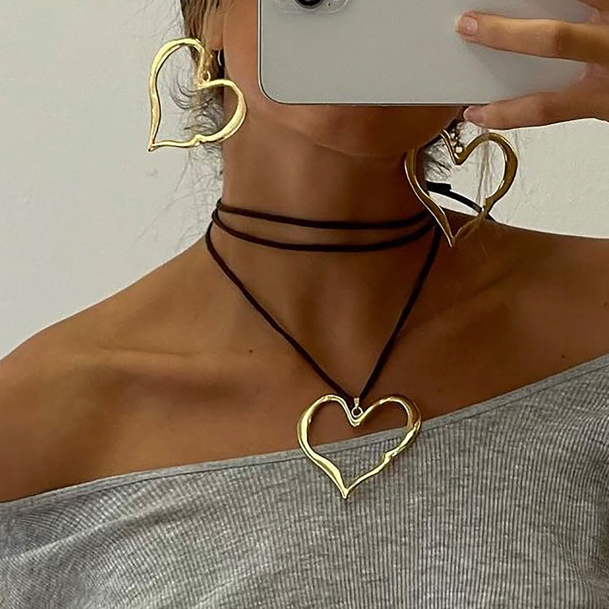 Beach Vibe Statement Necklace Set
