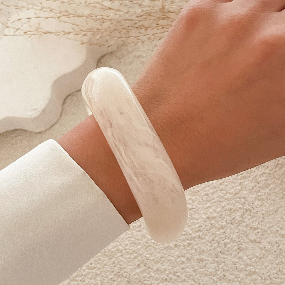 European INS Style Acrylic Bracelet Irregular & Bold Design