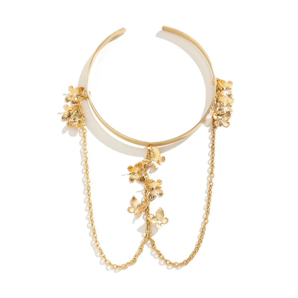 Open Hand Ornament – Versatile Shell & Chain Armband