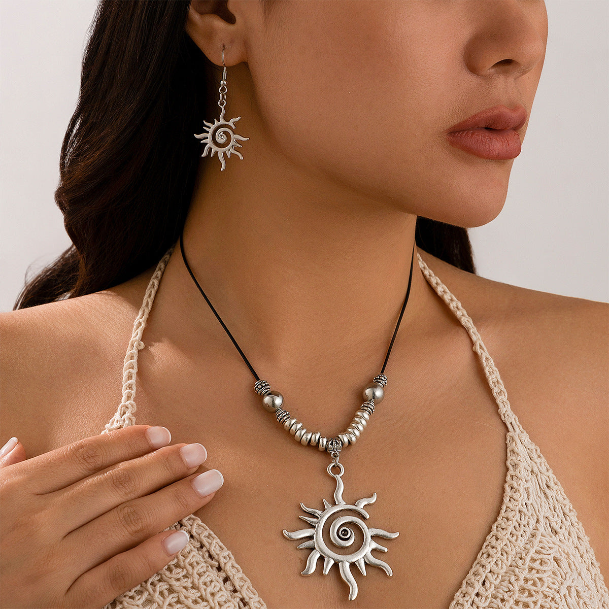 Beach Vibe Statement Necklace Set