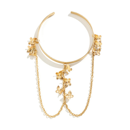 Open Hand Ornament – Versatile Shell & Chain Armband