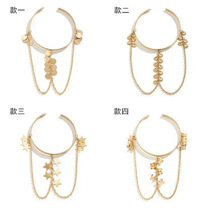 Open Hand Ornament – Versatile Shell & Chain Armband