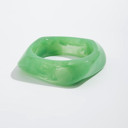 European INS Style Acrylic Bracelet  Irregular & Bold Design